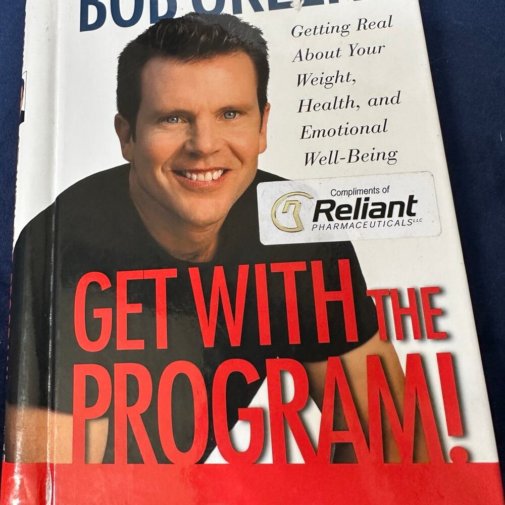 Book  GET WITH THE PROGRAM!‎ by Bob Greene signed